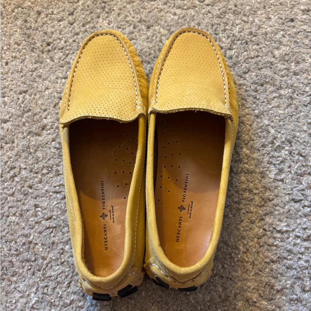 Mercanti Fiorentini Yellow Loafers